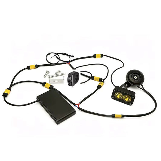 LithiumPlus Batterypowered horn and light kit